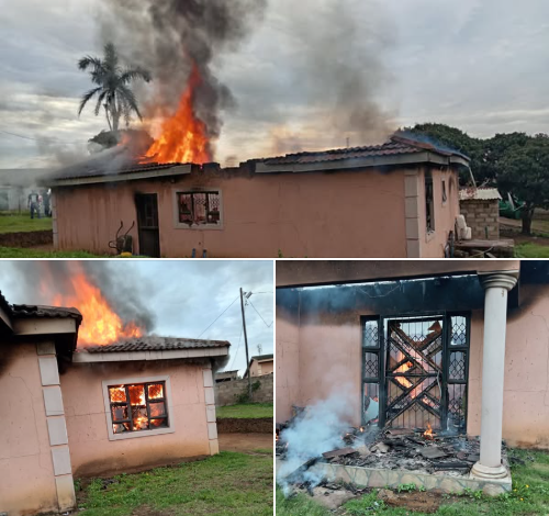 Sous le coup de la frustration , une femme met le feu à la maison familiale